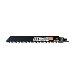 Alpha Carbide Teeth TCT Destructor Masonry Recip Blade 2 TPI x 240mm - RDCB2402