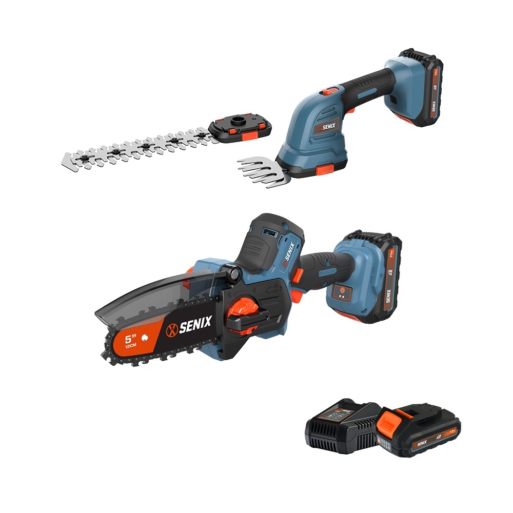 Senix X2 18V 2 Piece Power Garden Combo Kit 6A - S2KB1-06