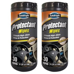 AutoBright Protectant Wipes / Pack of 30 (17.7 x 20.3cm) - 53594