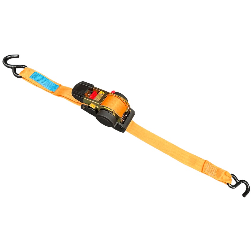 Quick Release Retractable Ratchet Tie Downs - 50mm x 4.5m 750kg Lashing Capacity
