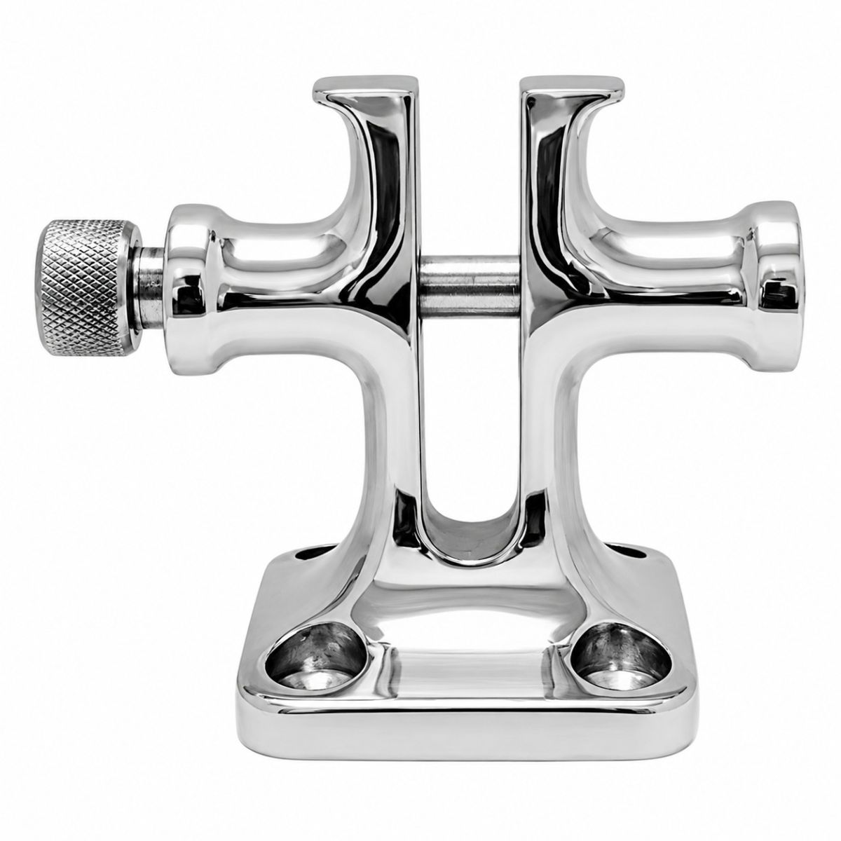 Split Bollard with spring loaded captive pin SS G316 - 84 x 122 x 62mm - 99011