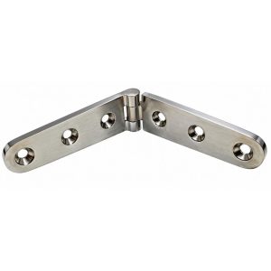 Stainless steel 316 Strap Hinge 150x30mm (6” x 1-1/8”) - 30111
