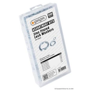 Geiger 600 Piece Zinc Plated Lock Washers - GAK09