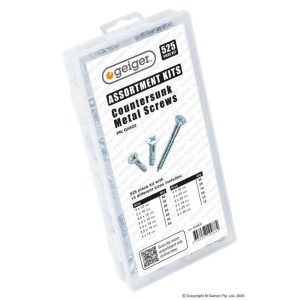 Geiger 525 Piece Countersunk Wood Screws - GAK02