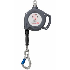 Atomic Proton-SRL 10m Triple Action Carabiner top, Swivel FI Triple Action Carabiner each end - SRDP10CTCST