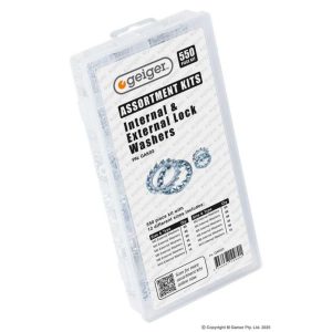 Geiger 550 Piece Internal & External Lock Washers - GAK03