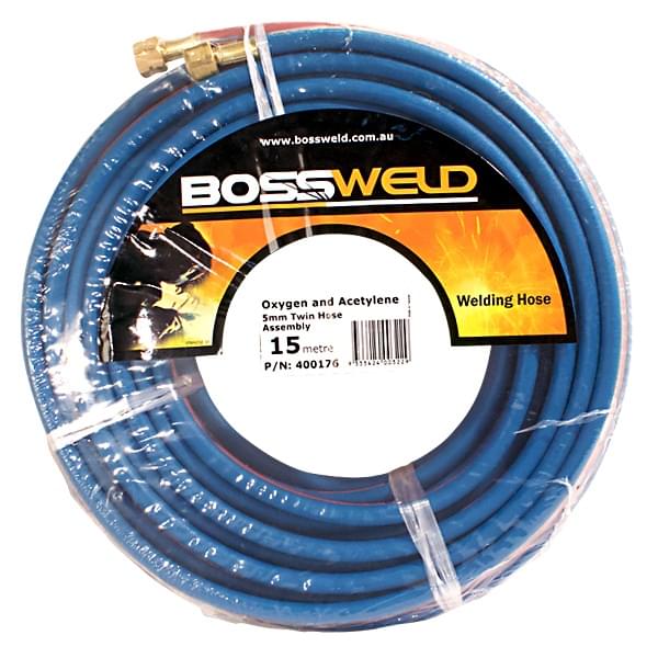 BOSSWELD Oxygen/Acetylene Twin Hose Assembly 15 Metre - 400176