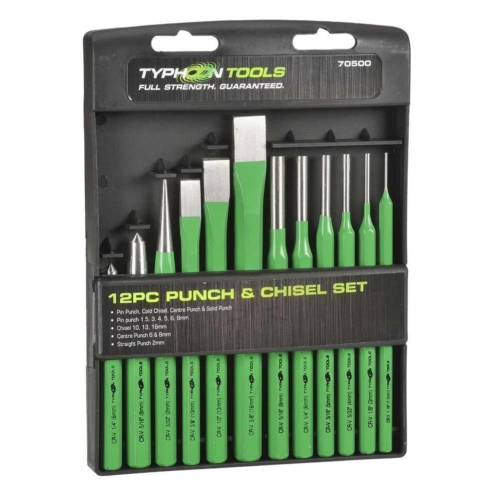 Tyhpoon 12pce Punch & Chisel Set - 70500